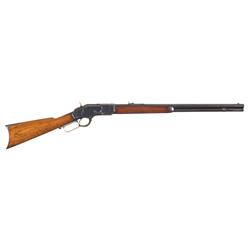 Excellent Winchester Model 1873 Lever Action Rifle with Historical "Bureau County" (Illinois) Markin
