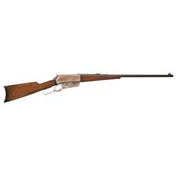 Early Production Winchester Model 1895 Flat Side Lever Action Rifle with Factory Letter