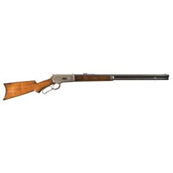 Semi-Deluxe Winchester Model 1886 Sporting Rifle with Plain Pistol Grip Stock with Factory Letter