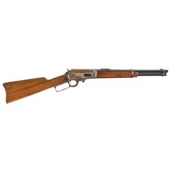 Extremely Rare Marlin Model 93 Lever Action Saddle Ring Trapper Carbine in Rare 32 High Power Smokel