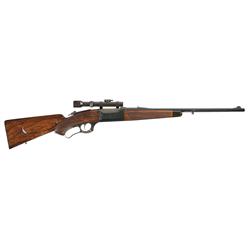 Engraved Savage Left Hand Model 99 Deluxe Rifle with Scope