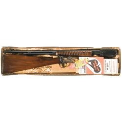 Rare and Near New Winchester Model 62A Gallery Slide Action Rifle with Box and Original Hanging Tag