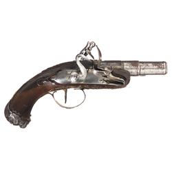 French Flintlock Pocket Pistol