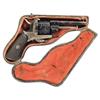 Image 1 : Finely Engraved European Pinfire Revolver with Leather Pipe Case