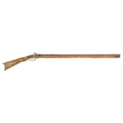 Extraordinary Silver Mounted Pennsylvania Rifle by Pennepacker