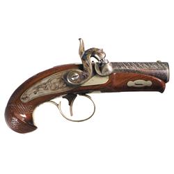 J. Krider Philadelphia Derringer Percussion Pocket Pistol