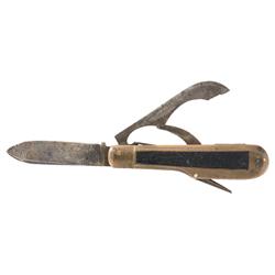 Scarce A.J. Peavey Pocketknife Pistol