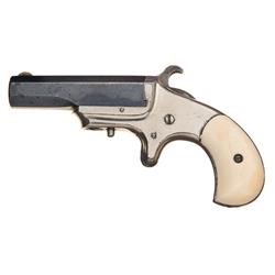 Hopkins & Allen XL Single Shot Derringer with Ivory Grips