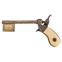 Unique European Percussion Combination Key/Pistol