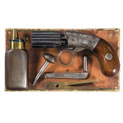 Scarce Blunt & Syms Small Frame, Ring Trigger, Baby Pepperbox with Box and Accessories