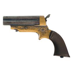 Sharps Model 2A Pepperbox Pistol with Gutta Perca Grips