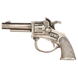 Unique Tiffany & Company Marked "Echo" Solid Silver Cap Pistol