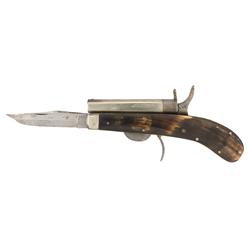 Unwin & Rodgers Double Bladed Knife Pistol