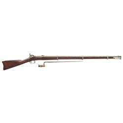 Outstanding Scarce Lindsay Two Shot Model 1863 U.S. Superposed Rifled Musket with Bayonet