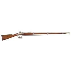 Excellent U.S. Springfield Model 1855 Maynard Primed Rifle-Musket with Bayonet