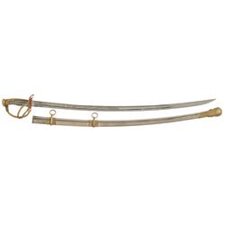 Exceptional Historical Civil War Inscribed Presentation 9th Illinois Cavalry Officer's Saber