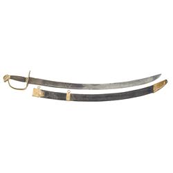 U.S. Infantry Officer's Eagle Head Saber with Scabbard