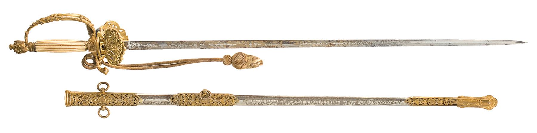 Fancy Presentation Indian War Model 1860 Staff Field Officer S Sword Fancy Presentation Indian War Model 1860 Staff Field Officer S Sword