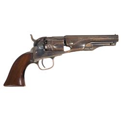 Historical Civil War Colt 1862 Police Model Percussion Revolver with Inscription, Medal and Box of S