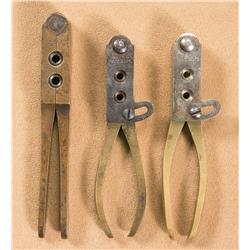 Three Colt Bullet Molds