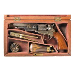 Cased Colt Model 1849 Percussion Pocket Revolver with Accessories