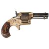 Image 3 : Rare Two Digit Serialized Colt Factory Engraved Cloverleaf House Model Revolver with Relief Carved D