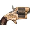 Image 6 : Rare Two Digit Serialized Colt Factory Engraved Cloverleaf House Model Revolver with Relief Carved D