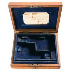 Extremely Rare Colt London Agency Double Case For Pair of Colt Number One Derringers