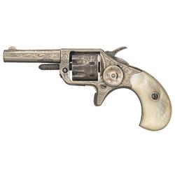 Factory Engraved Colt New Line .22 Revolver with Pearl Grips
