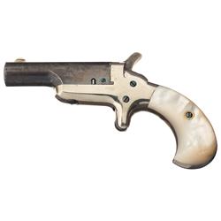 Excellent Colt Number 3 Thuer Single Shot Deringer with Scarce Factory Pearl Grips