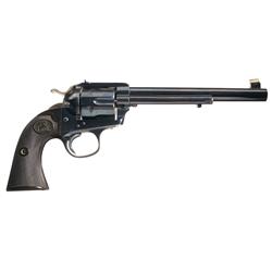 Rare and Exceptional Colt Bisley Frontier Six Shooter Flattop Target Revolver with Factory Letter