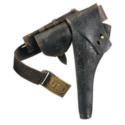Indian War Holster, Cartridge Box and Belt Ring