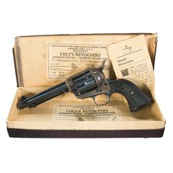 Outstanding Pre-War Colt Dual Caliber 44 Russian/S&W Special Single Action Army Revolver with Origin
