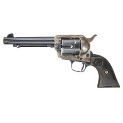 Pre-War Colt Frontier Six Shooter Single Action Army Revolver with Factory Letter