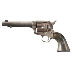 Antique Colt Single Action Army Revolver with Holster