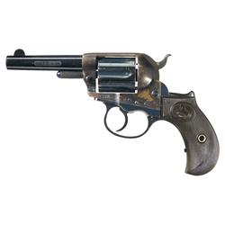 Exceptional Colt London Agency Model 1877 (Lightning) Double-Action Ejectorless Revolver with Factor