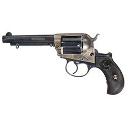 Colt Model 1877 Etched Panel Lightning Double Action Revolver