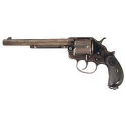 Scarce 7 1/2 Inch Barrel .476 Caliber Colt Model 1878 Double Action Revolver with Factory Letter