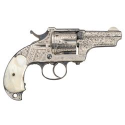 Exceptional Factory Engraved Merwin Hulbert & Co. Third Model Pocket Army Double Action Revolver wit
