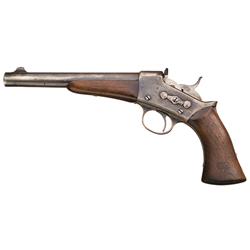 U.S. Remington Model 1871 Army Rolling Block Pistol with Holster