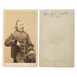 Carte Vignette Picture of General George Armstrong Custer