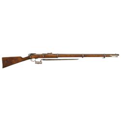 Brown Manufacturing 1871 Patent Bolt Action Single Shot Rifle with Bayonet