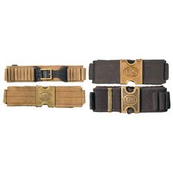 Four Indian War .45-70 Cartridge Belts