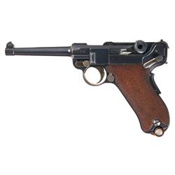 Rare Wide Trigger Variant 1900 Swiss Military Contract Luger Pistol