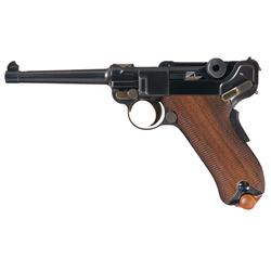 Early Argentine Presidential Presentation DWM 1900 Commercial Luger Semi-Automatic Pistol with Gold 