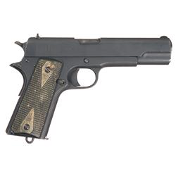 Exceptional Rare Nazi Proofed Norwegian Model 1914 Semi-Automatic Pistol (Dated 1945), Holster, Thre