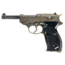 Exceptional Nazi Police Eagle F Marked Two-Tone Mauser "byf/44" Code P-38 Pistol