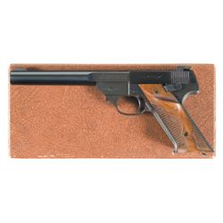 High Standard Olympic Semi-Automatic .22 Short Pistol with Box and Extra Barrel