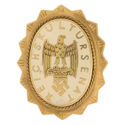 Nazi Honor Badge of the National Senate of Culture