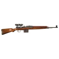 WWII Gustloff-Werke "bcd" Code G43 Semi-Automatic Rifle with Post-War Reproduction Sniper Mount and 